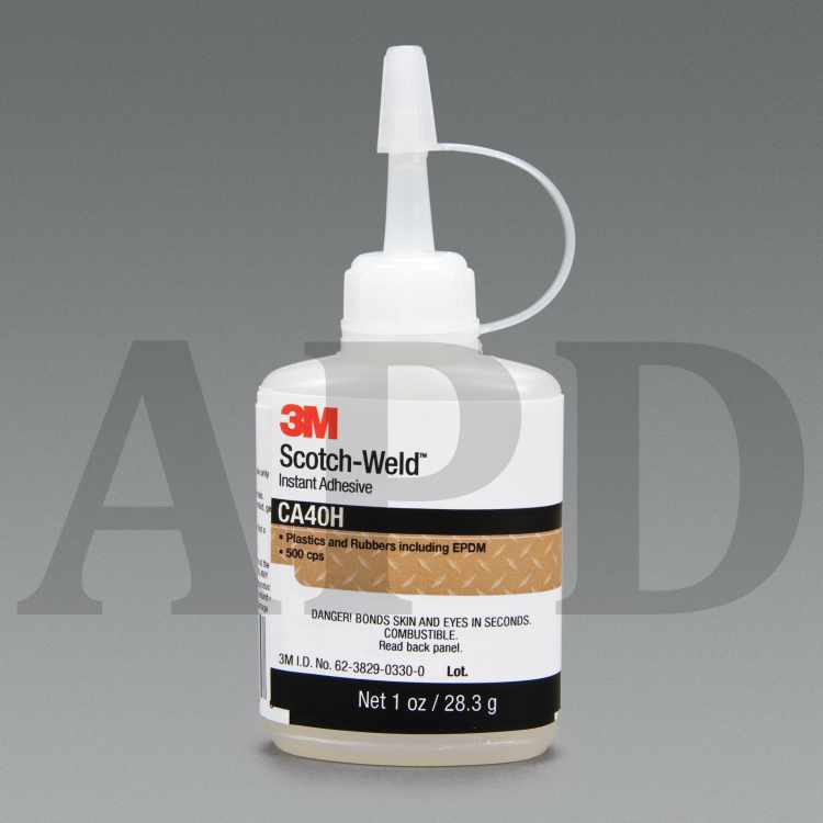 3M™ Scotch-Weld™ Instant Adhesive CA40H, Clear, 1 fl oz Bottle, 12/case