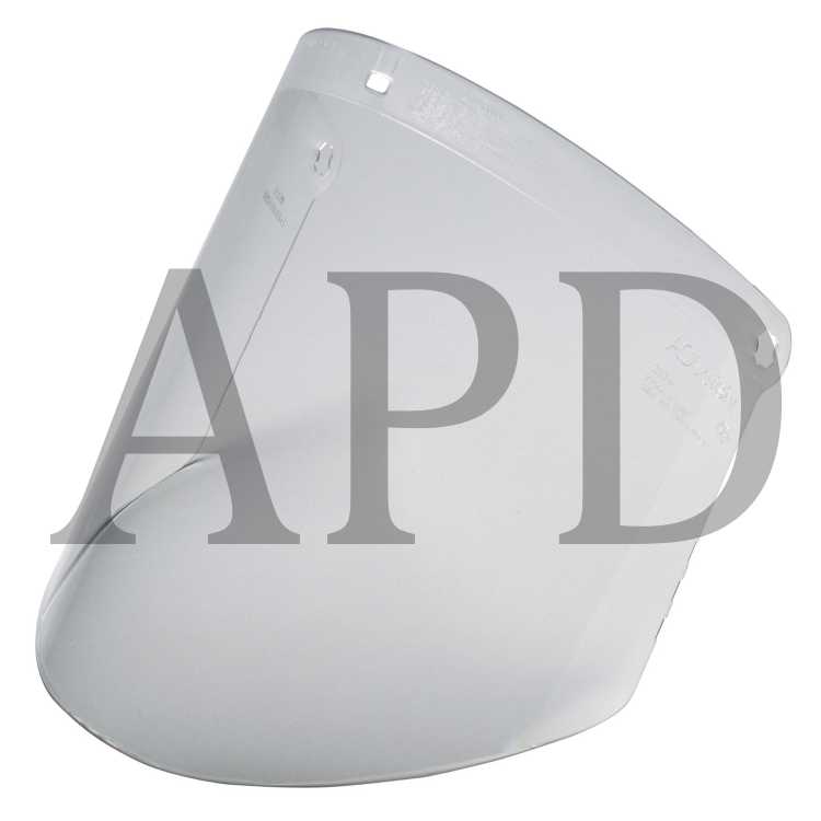 3M™ Clear Polycarbonate Faceshield WP96, 82701-00000, Molded 10 EA/Case