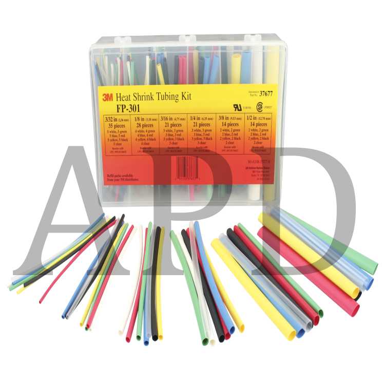 Heat Shrink Tubing Fp 301 Color Assortment 5 Kits Case