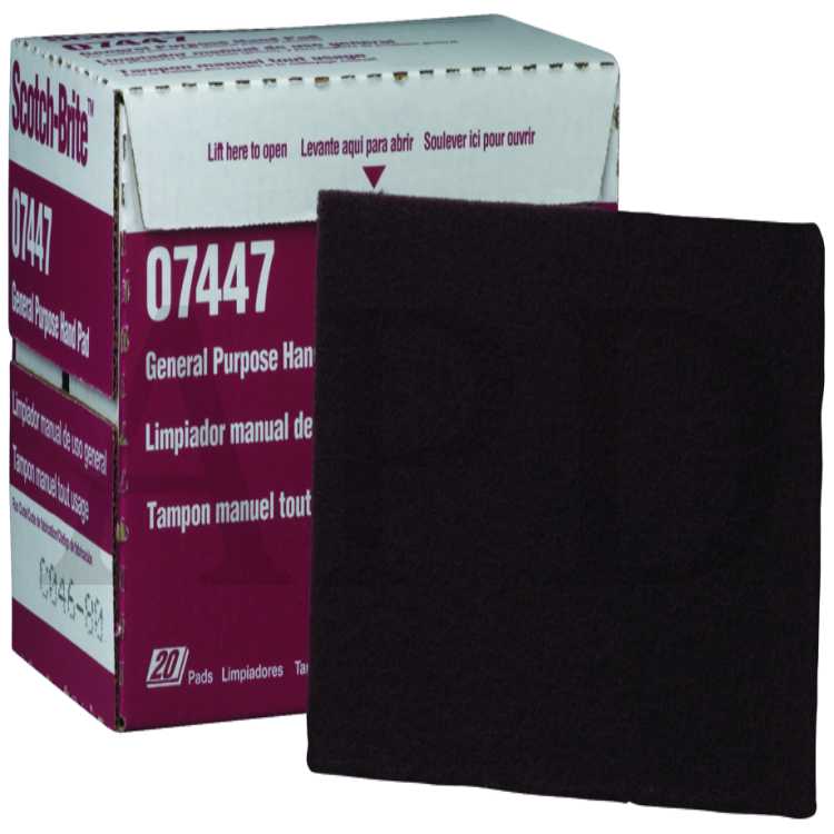 Scotch-Brite™ General Purpose Hand Pad 7447, 20 pads per box 3 boxes per
case