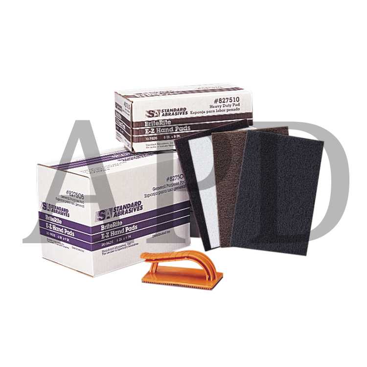 Standard Abrasives™ General Purpose Hand Pad 827505, 6 in x 9 in, 60
pads per case