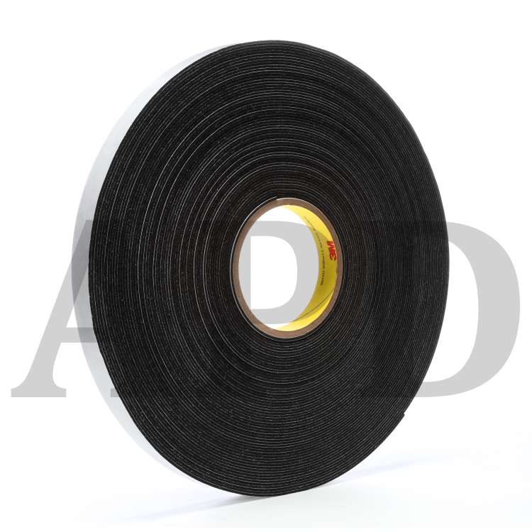 3M™ Vinyl Foam Tape 4516 Black 1//4 in x 36 yd