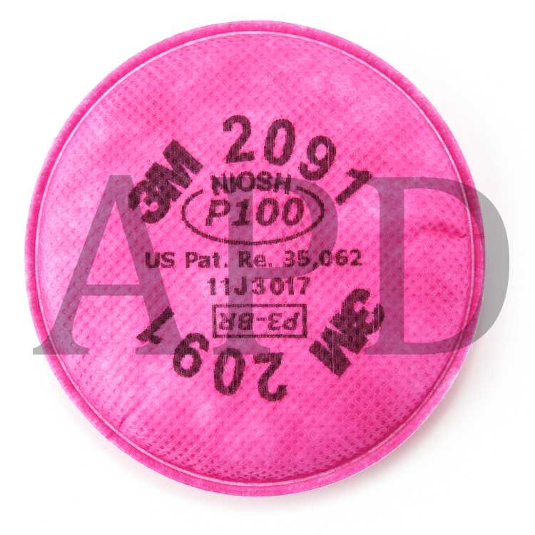 3M™ Particulate Filter 2091/07000(AAD), P100 100 EA/Case