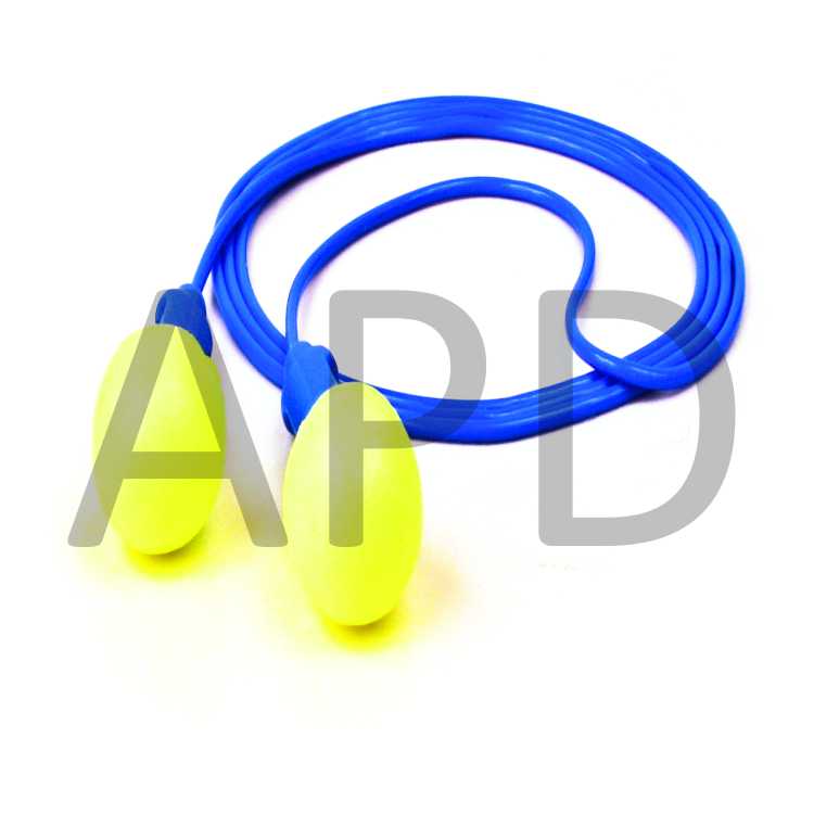 3M™ E-A-R™ Push-Ins™ Earplugs 318-1001, Corded, Poly Bag, 400 Pair/Case