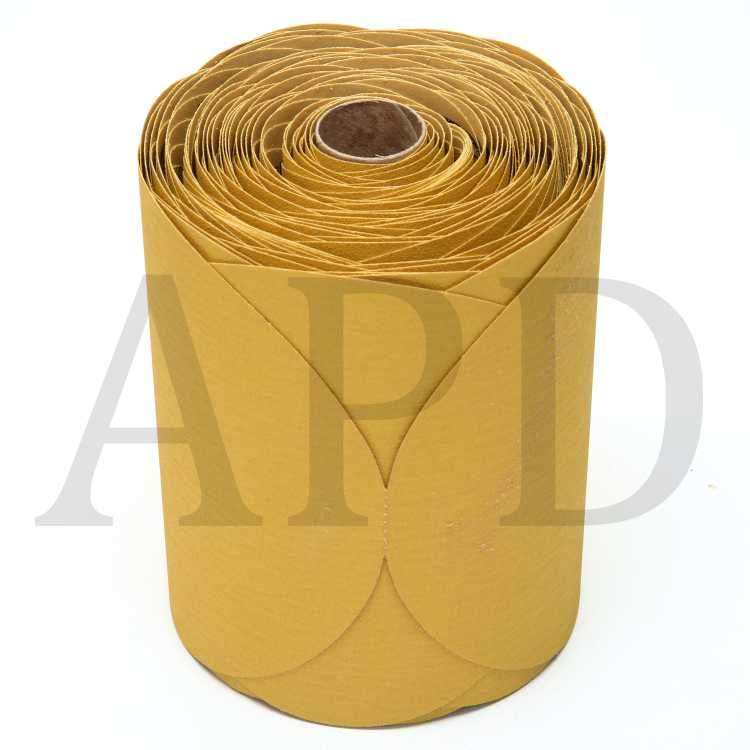 3M™ Stikit™ Gold Disc Roll, 01440, 6 in, P150, 175 discs per roll, 6
rolls per case