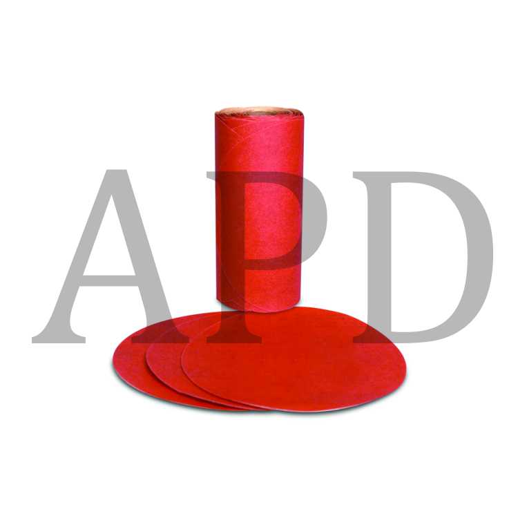 3M™ Red Abrasive PSA Disc, 01602, 5 in, P400, 100 discs per roll, 6
rolls per case