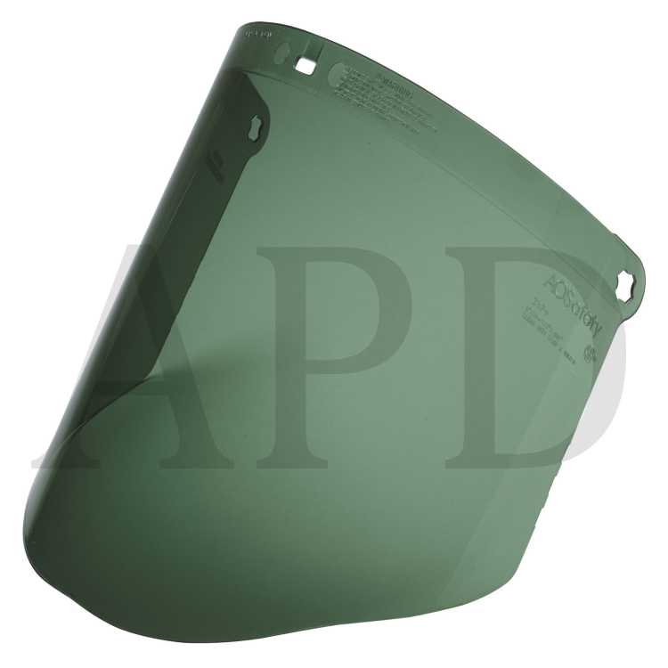 3M™ Polycarbonate Molded Faceshield Window WP96B, Medium Green,
82525-00000 10 EA/Case