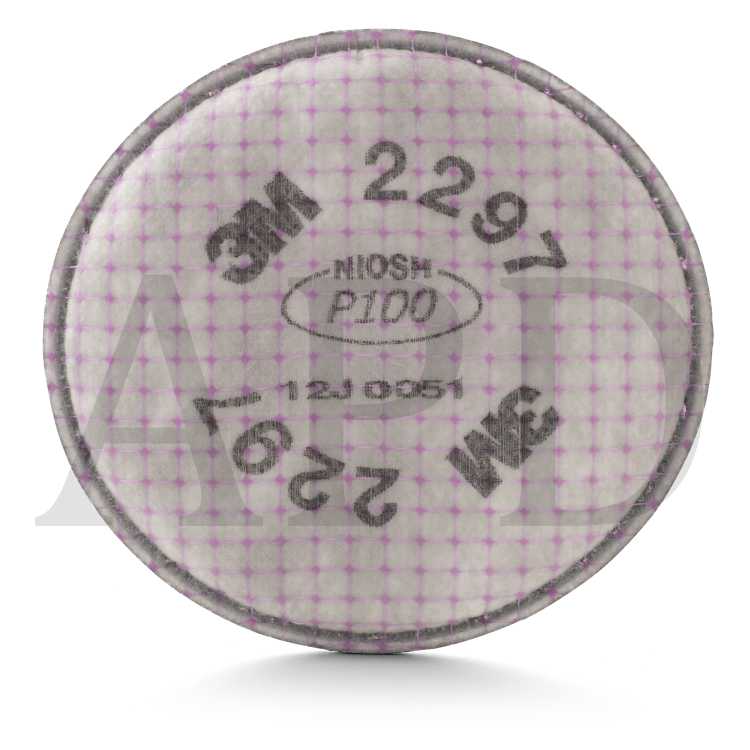 3M™ Advanced Particulate Filter 2297, P100, with Nuisance Level Organic
Vapor Relief, 100 EA/Case