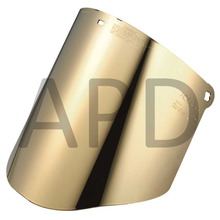 3M™ Gold-coated Polycarbonate Medium Green Faceshield Window WCP96BG,
Face Protection 82603-00000, 10 EA/Case