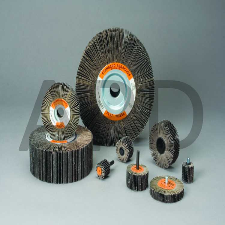 Standard Abrasives™ A/O Flap Wheel 622408, 1-1/2 in x 1 in x 1/4-20 in
120, 10 per inner 100 per case