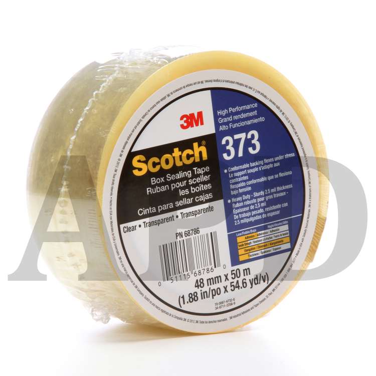 72mm x 914m ~ 4 Rolls per Case 3m Scotch 373 Box Sealing Adhesive Tape Clear