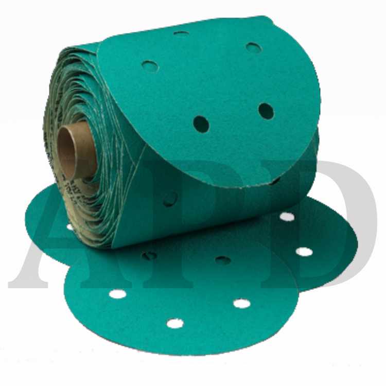3M™ Green Corps™ Stikit™ Production Disc Dust Free, 01668, 6 in, 36, 100
discs per carton, 5 cartons per case