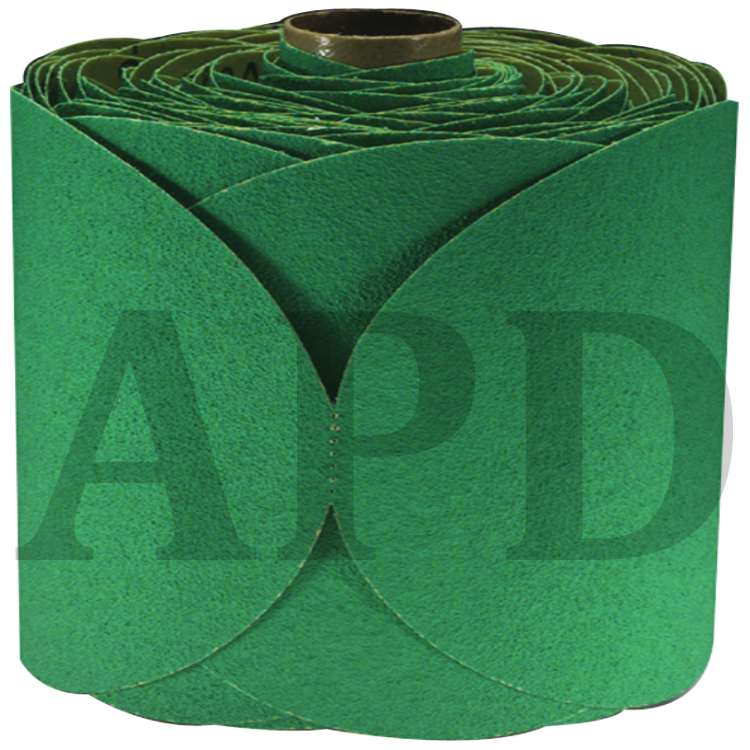 3M™ Stikit™ Green Disc Roll, 01501, 5 in, 80, 100 discs per roll, 10
rolls per case