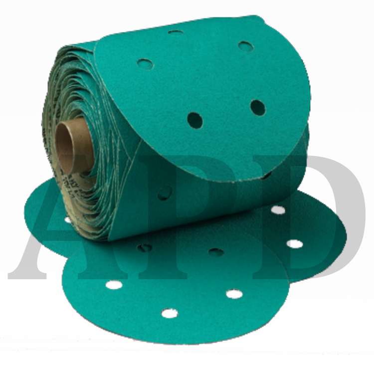 3M™ Stikit™ Green Disc Roll Dust Free, 01561, 5 in, 80, 100 discs per
roll, 10 rolls per case