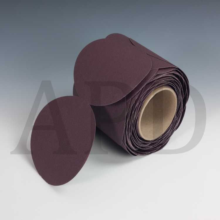 3M™ Stikit™ Cloth Disc Roll 202DZ, 80 J-weight, 5 in x NH, Die 500X, 100
discs per roll, 4 per case