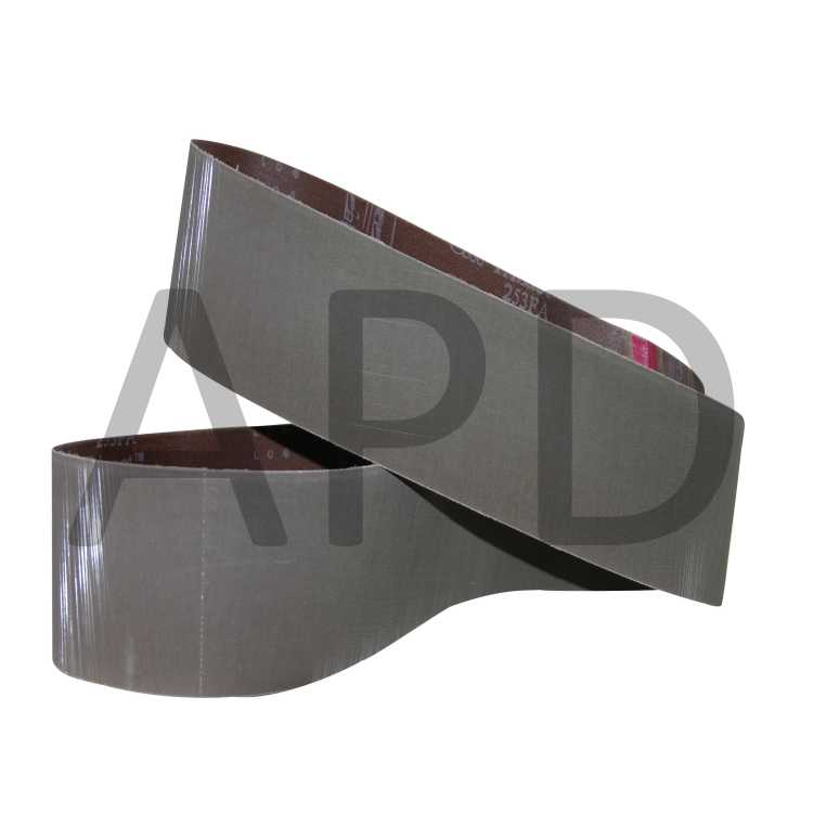 3M™ Trizact™ Cloth Belt 253FA, A65 XF-weight, 6 in x 79 in, Film-lok,
Full-flex, 20 per case