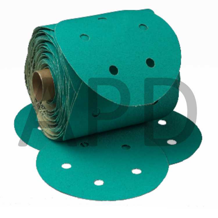 3M™ Green Corps™ Stikit™ Production Disc Dust Free, 01661, 8 in, 36, 50
discs per carton, 5 cartons per case