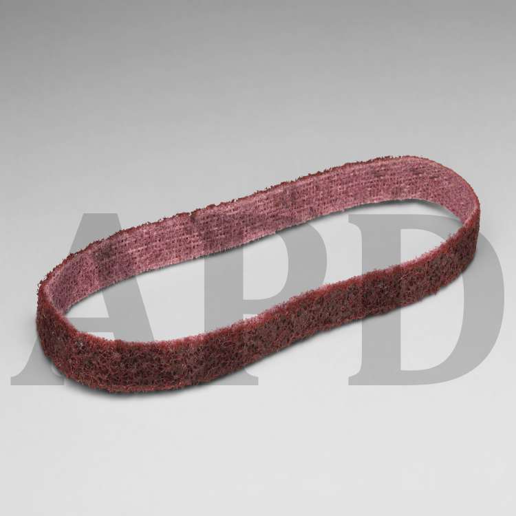 3//4/" x 72/"  Surface Conditioning Belt A Medium Grade Maroon