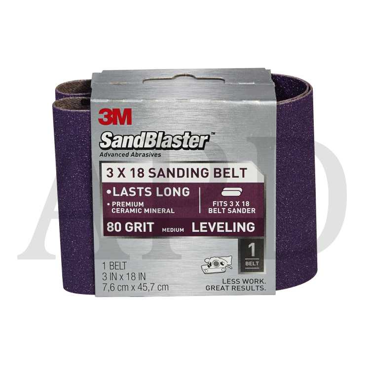 3M™ SandBlaster™ Sanding Belts 9189SB-ES 3 in x 18 in
