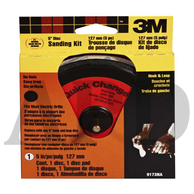 3M™ Hookit™ Sanding Kit 9173NA, 5 in