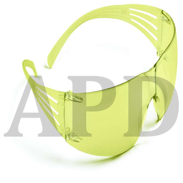 3M™ SecureFit™ Safety Glasses SF203AF, Amber Lens, 20 EA/Case