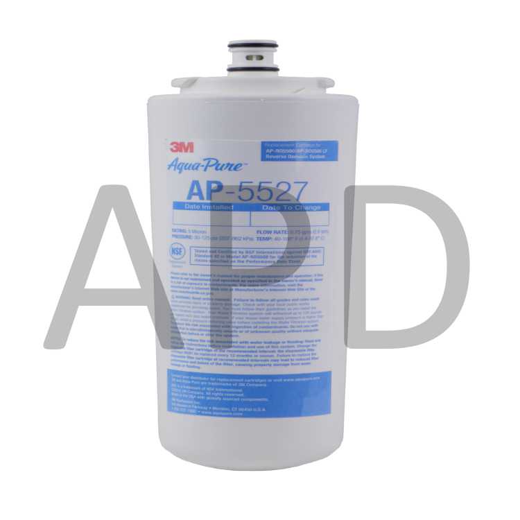 Aqua Pure Under Sink Reverse Osmosis Replacement Water Filter Cartridge For Ap5527 Ap Ro5500 5631201 6 Per Case