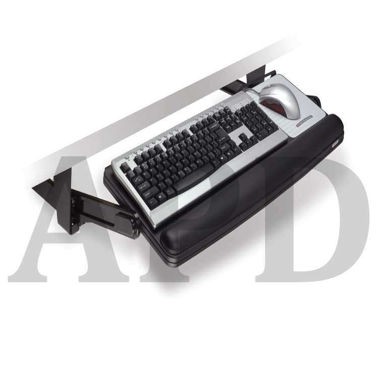 Underdesk Adjustable Keyboard Drawer Kd90 With Leatherette Gel