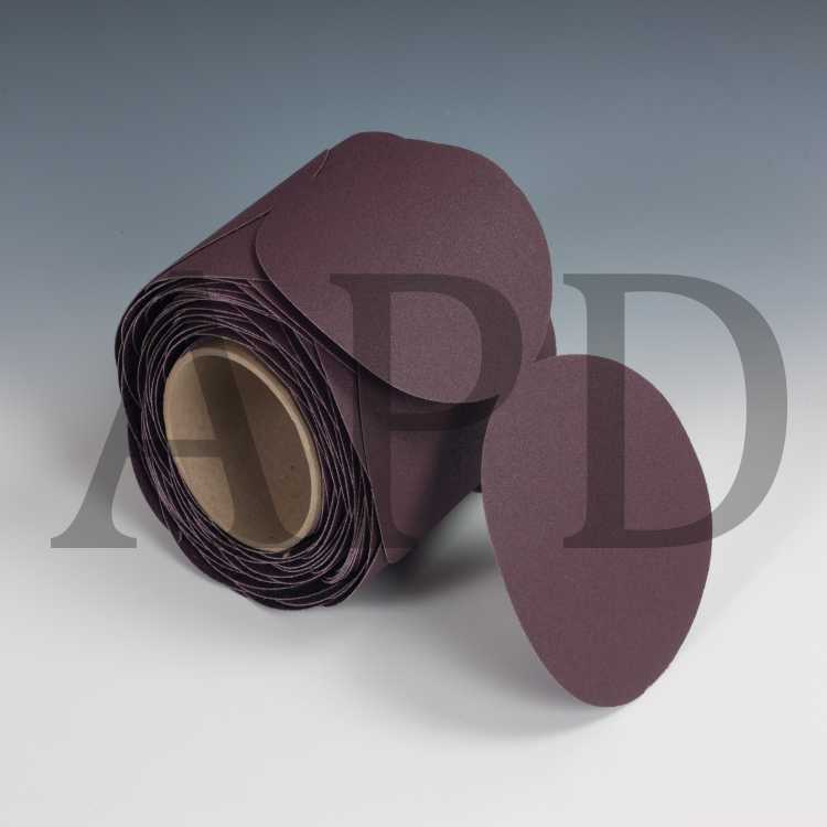 3M™ Stikit™ Cloth Disc Roll 341D, P120 X-weight, 6 in x NH, 100 discs
per roll, 4 rolls per case