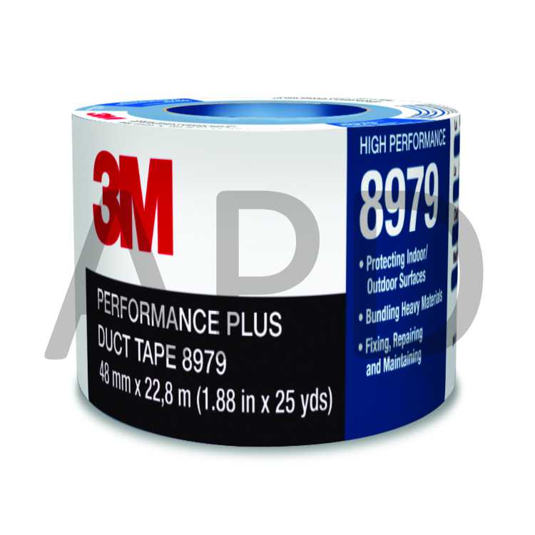/"NEW/" 3M 8979 Slate Blue Performance Plus Duct Tape 2 Rolls 12 in x 60 yd